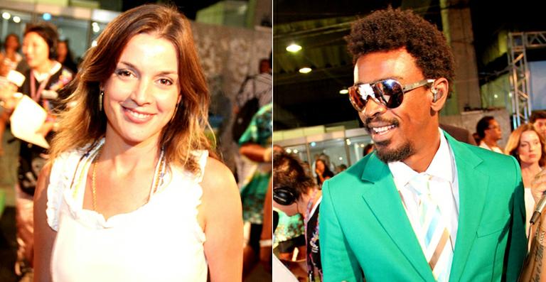 Seu Jorge volta com Mariana e põe fim a boatos de namoro com Talita Pugliese