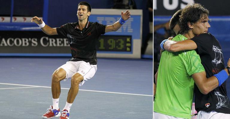 Novak Djokovic vence Rafael Nadal e é tricampeão do Aberto da Austrália