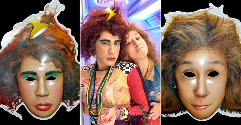 Personagens do ‘Zorra Total’, Valéria e Janete viram máscaras