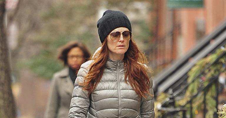 O look despojado de Julianne Moore