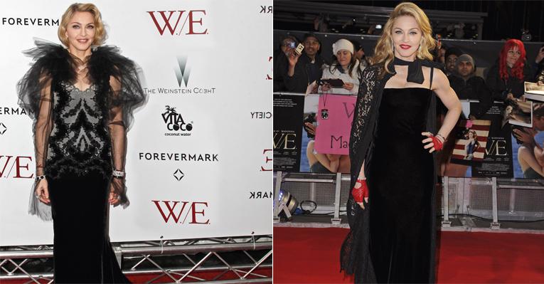 Madonna no red carpet para a première de ‘W.E.’
