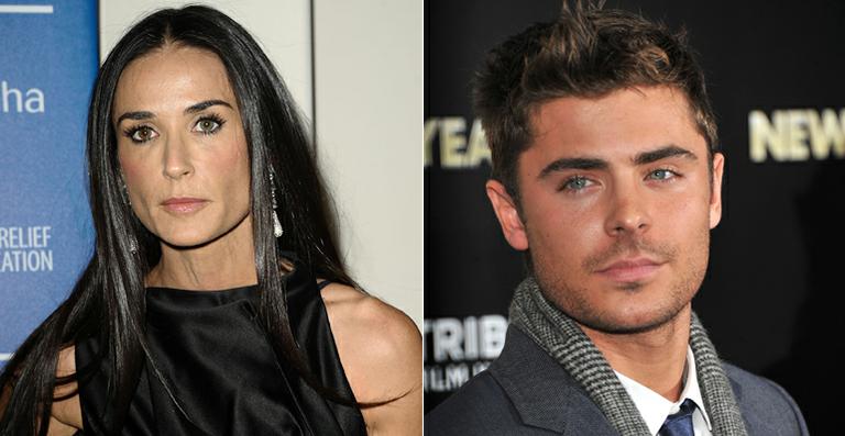 Desesperada por homens mais jovens, Demi Moore teria flertado com Zac Efron