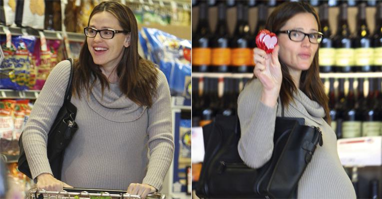 Gravidez saudável de Jennifer Garner