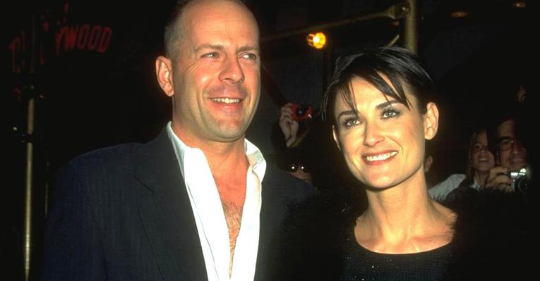 Após visita de Ashton, Demi Moore recebe Bruce Willis