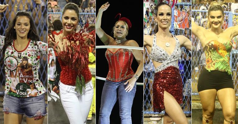 Susana Vieira e vips brilham em ensaio de carnaval