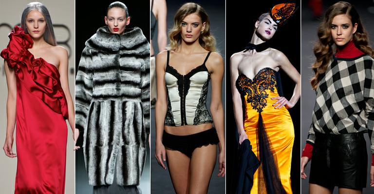 De lingerie a casaco de pele, Semana de Moda leva luxo à passarela em Madri