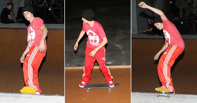 Justin Bieber mostra ser fã e praticante de esporte radical