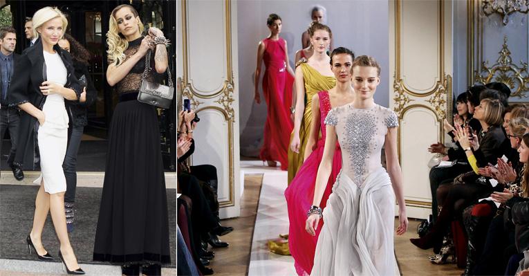 Cameron Diaz e Alice Dellal participam da Semana de Moda de Paris