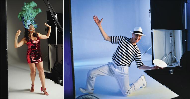 Carlos Moreno e Marisa Orth se transformam em passistas para campanha publicitária