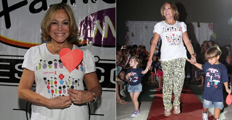 Susana Vieira vira madrinha de desfile infantil no Rio
