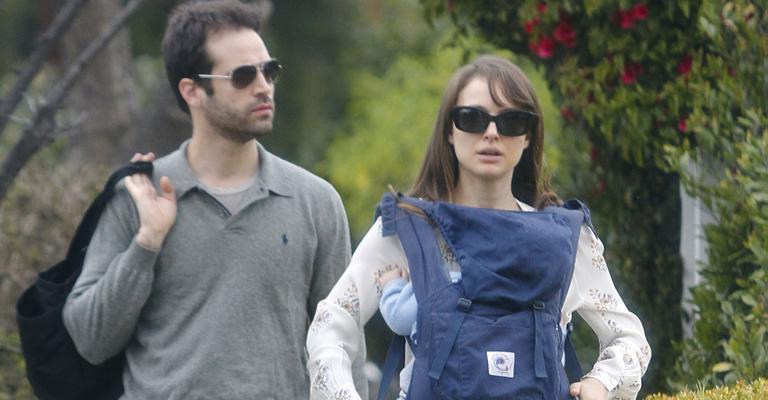 Natalie Portman curte a família
