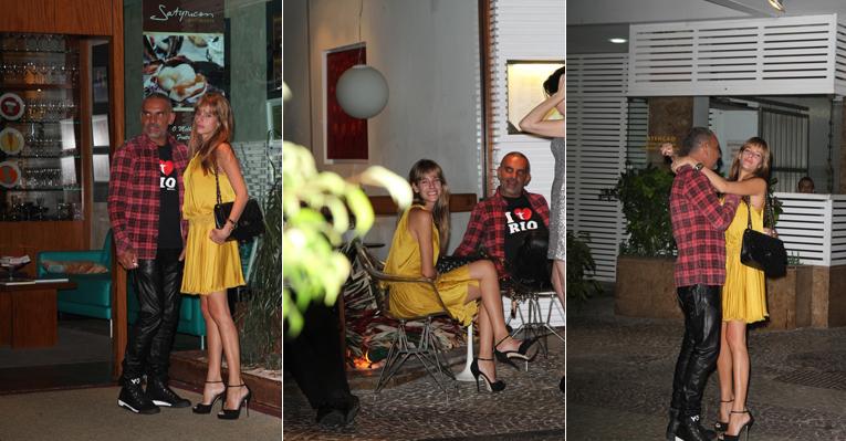Christian Audigier e a modelo Nathalie Sorensen namoram no Rio