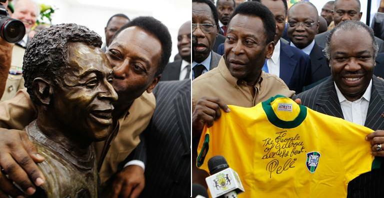 Pelé recebe homenagem na África