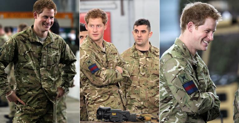 Antes do Brasil, Príncipe Harry visita base militar na Inglaterra
