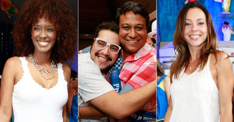 Famosos se deliciam com feijoada no Rio de janeiro