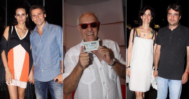 Veja fotos dos famosos que aproveitaram o domingo no show de Chico Buarque