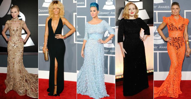 Veja as fotos dos famosos que brilharam no Grammy Awards 2012