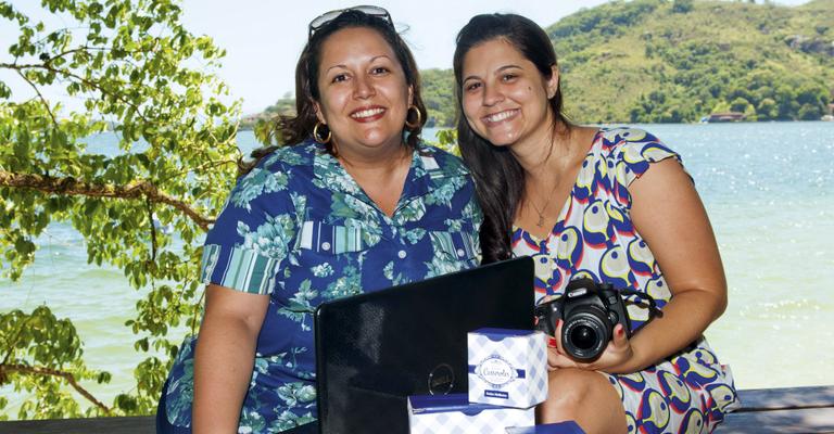 As blogueiras Tatiana Romano e Camilla Rezende