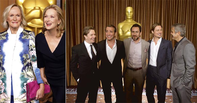 Almoço entre as estrelas indicadas ao Oscar