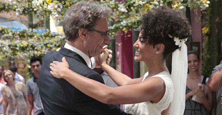 O casamento de Alberto e Sarita em ‘Aquele Beijo’