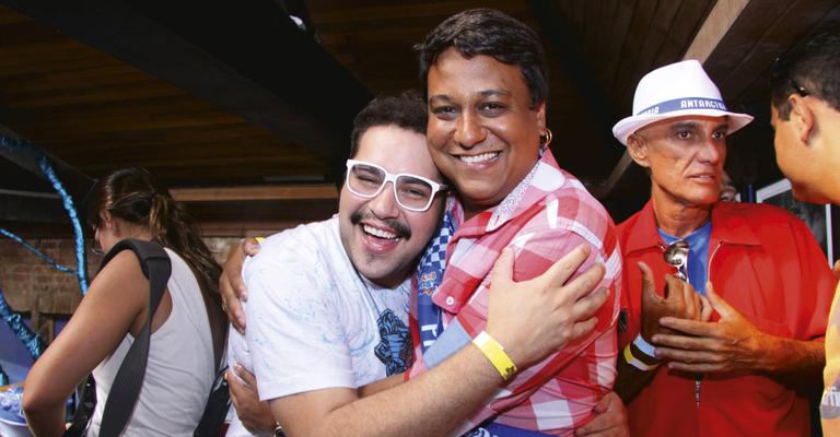 Tiago Abravanel encontra com o herdeiro de Tim Maia