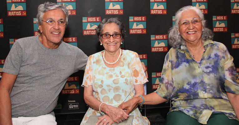 Caetano Veloso celebra aniversário da irmã Mabel em pré-estreia de ‘Reis e Ratos’