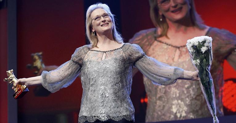 Pelo conjunto da carreira, Meryl Streep ganha Urso de Ouro em Festival de Berlim