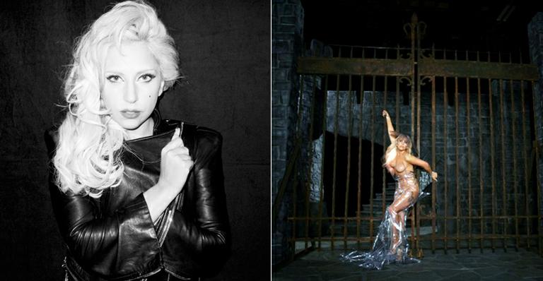 Lady Gaga seminua em cartaz da turnê ‘The Born This Way 2012-2013’