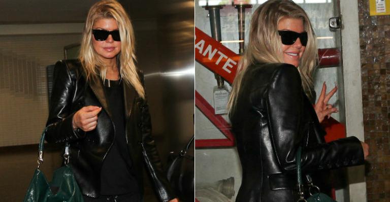 Fergie chega ao Brasil para o carnaval