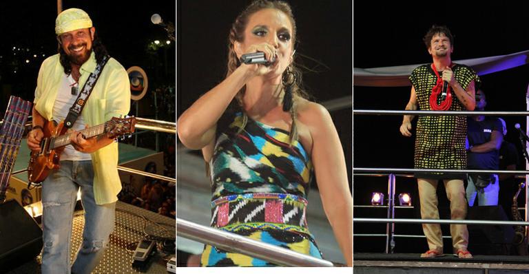 Ivete Sangalo e outros artistas agitam o 1º dia de carnaval em Salvador