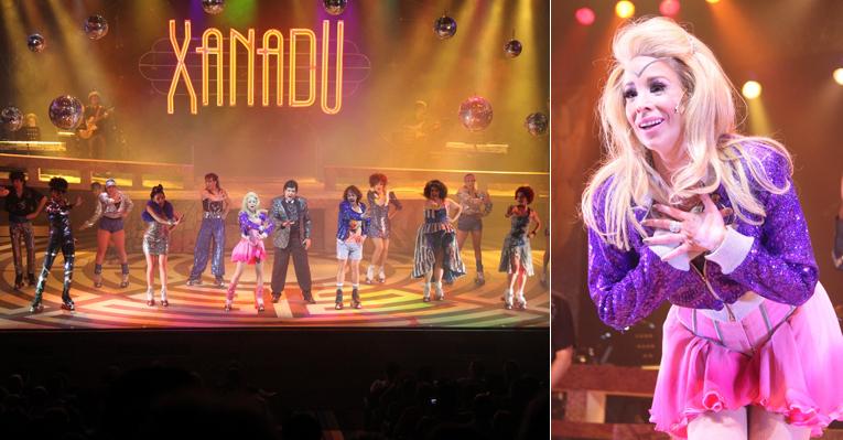Sem Thiago Fragoso e sem voo, Danielle Winits brilha na reestreia de ‘Xanadu’