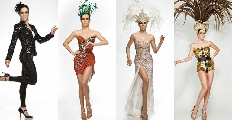 Veja todas as roupas usadas pela rainha de bateria da Grande Rio, Ana Furtado