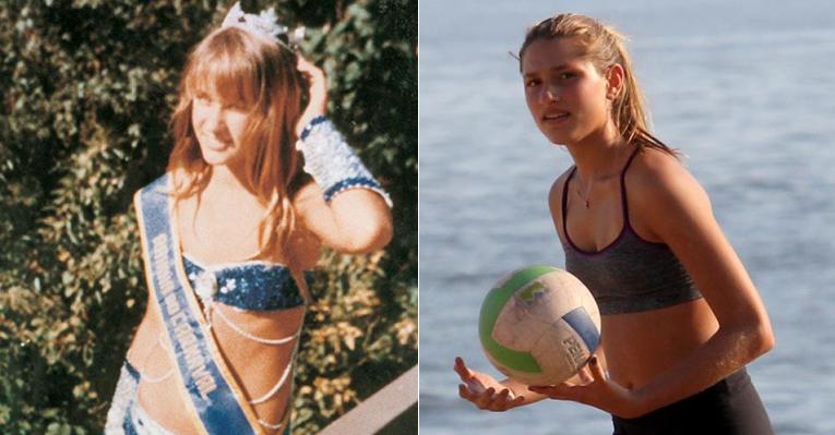Xuxa e Sasha aos 13 anos: idênticas