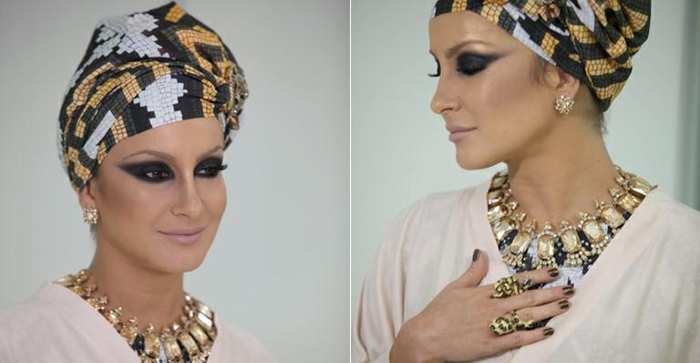 Claudia Leitte surge impecável em look africano para o carnaval de Salvador