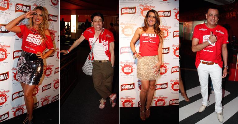 Famosos caem no samba no 1º dia de desfiles de São Paulo