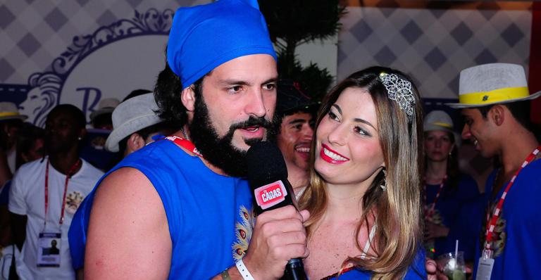 Iran Malfitano aproveita seu primeiro carnaval como pai