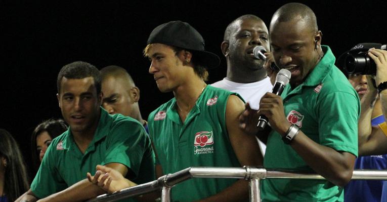 Lucas, Neymar e Exaltasamba juntos em trio elétrico no Circuito Barra-Ondina