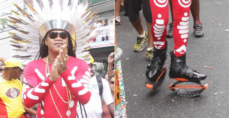 Carlinhos Brown faz pulos mais altos no carnaval