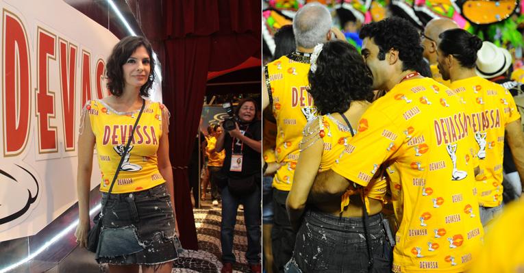 Helena Ranaldi curte o carnaval carioca com o namorado