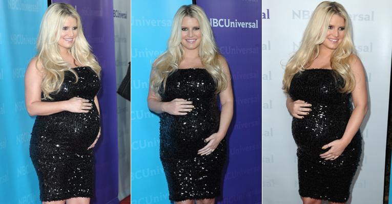 Jessica Simpson já engordou 18kg na gravidez