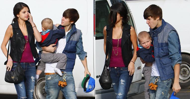 Justin Bieber e Selena Gomez: cansados de ser babá?