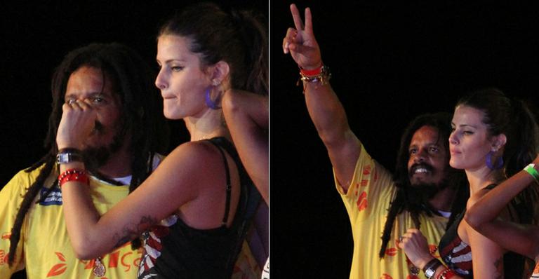Incansáveis: Isabeli Fontana e Rohan Marley conferem último dia de carnaval