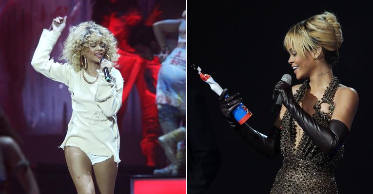 Rihanna recebe prêmio e se apresenta no Brit Awards