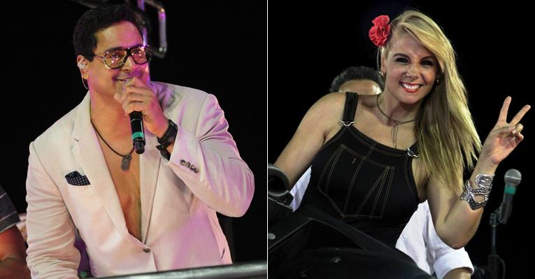 Carla Perez acompanha seu Xanddy em trio elétrico