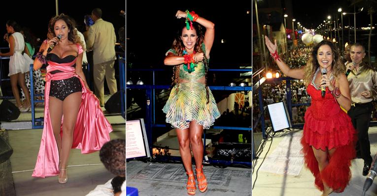Confira os looks de Daniela Mercury no carnaval 2012
