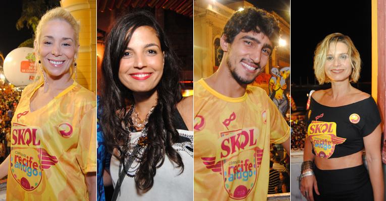 Famosos se esbaldam ao som de Emanuelle Araújo no Recife