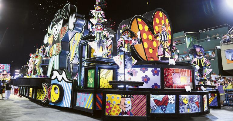 Arte de Romero Britto na Renascer