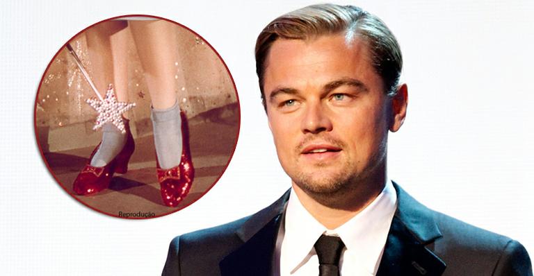 Leonardo DiCaprio lidera grupo para doar a museu sapatos usados por Judy Garland em ‘O Mágico de Oz’