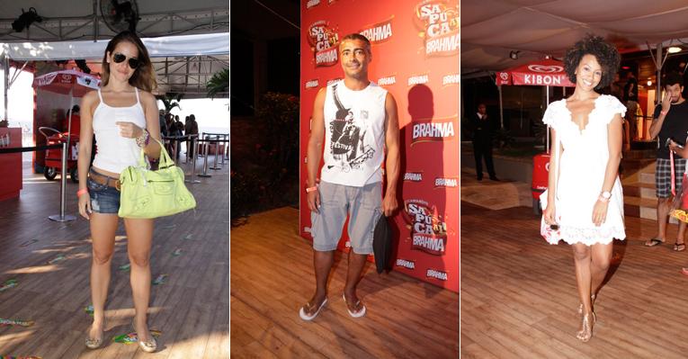Famosos se preparam para o desfile das campeãs no Rio de Janeiro