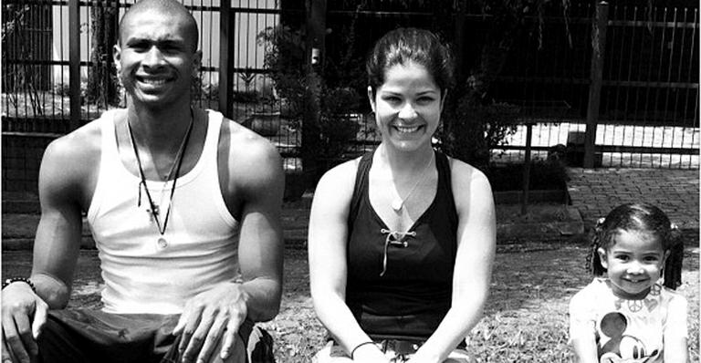 Samara Felippo e seus dois amores: Leandrinho e Alicia